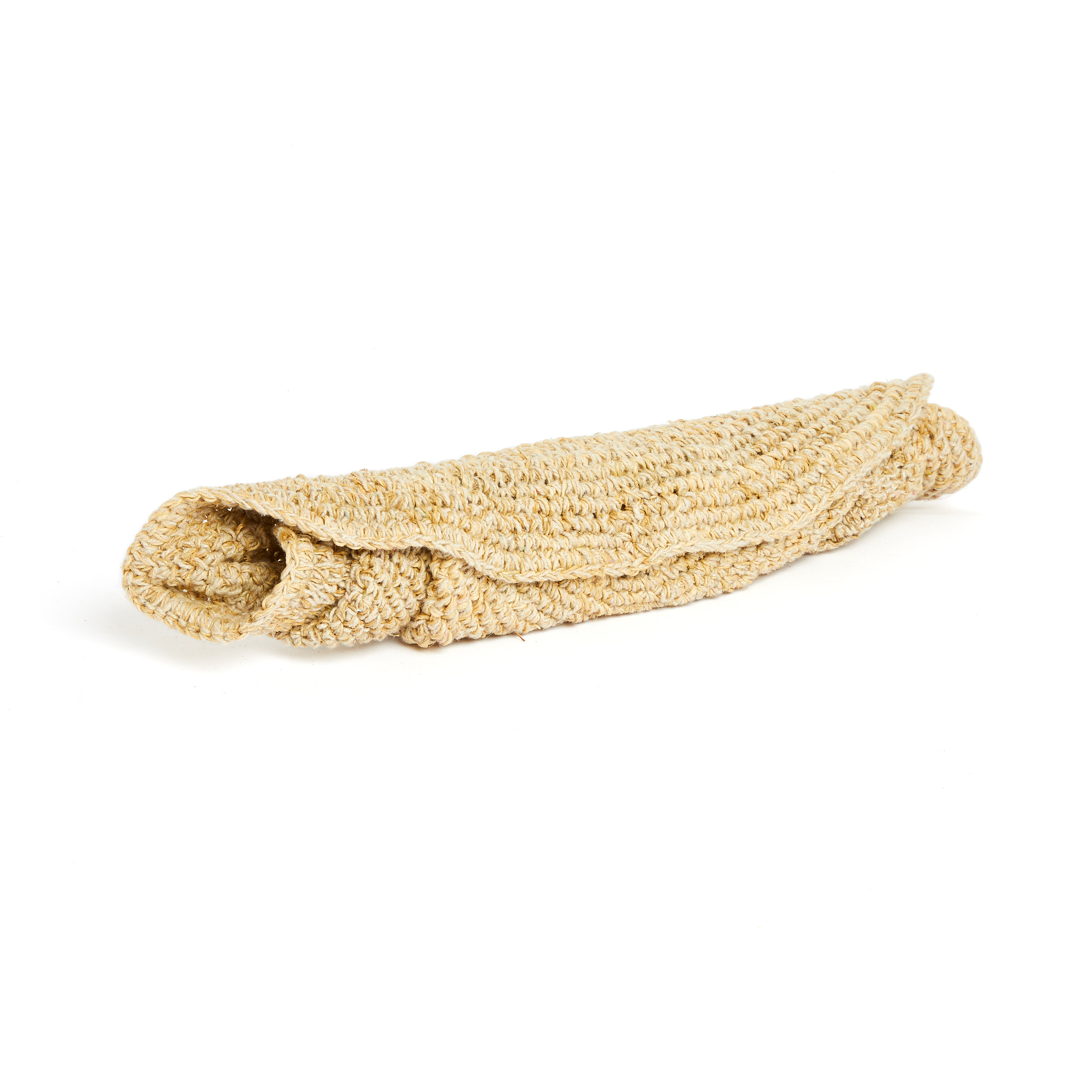 handgehäkelter Sommerhut aus Hanf 